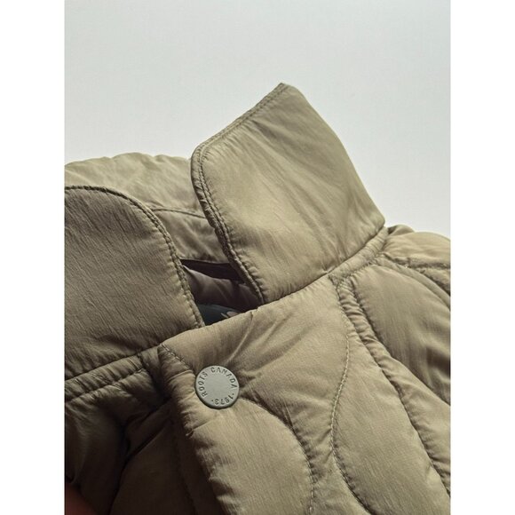 ROOTS Brooks Green Quilted Nylon Lightweight Boxy Jacket, Size L - Picture 11 of 16